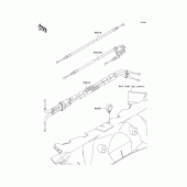 Схема узла: Тросики для Kawasaki ZX1400 Ninja ZX-14R