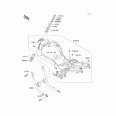Схема вузла: Рама для Kawasaki ZX1100 Ninja ZX-11