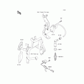 Схема вузла: Ignition system для Kawasaki KL650 KLR650