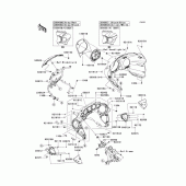 Схема узла: Cowling(1/2) для Kawasaki VN1700 Vulcan 1700 Voyager ABS