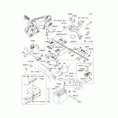 Схема вузла: Chassis electrical equipment(1/2) для Kawasaki ZX900 Ninja ZX-9R