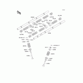 Схема узла: Клапан для Kawasaki ZX750 Ninja ZX-7