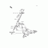 Схема вузла: Рама для Kawasaki ER650 ER-6N ABS