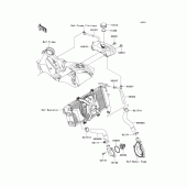 Схема вузла: Water pipe для Kawasaki ER650 ER-6N ABS