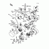 Схема вузла: Air cleaner(1/2) для Kawasaki VN1500 Vulcan 1500L