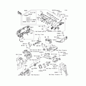 Схема вузла: Електроустаткування для Kawasaki ZX636 Ninja ZX-6R