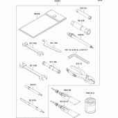 Схема вузла: Owner`s tools для Kawasaki ZR1100 ZRX1100-II