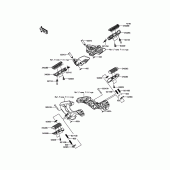 Схема вузла: Підніжки для Kawasaki ZG1400 1400GTR ABS