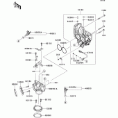 Схема вузла: Throttle для Kawasaki VN1700 VN1700 Voyager ABS