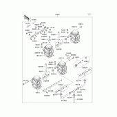 Схема вузла: Карбюратор для Kawasaki ZX1100 Ninja ZX-11