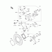 Схема узла: Задний тормоз для Kawasaki ZX1000 Z1000SX