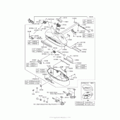 Схема вузла: Кофри (Side Bag) для Kawasaki VN1700 Vulcan 1700 Voyager ABS