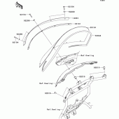 Схема вузла: Вітрове скло для Kawasaki VN1700 VN1700 Voyager ABS