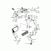 Схема вузла: Water Pipe для Kawasaki ZR800 Z800