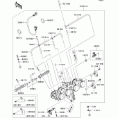 Схема узла: Throttle для Kawasaki ZR750 Z750S