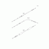 Схема узла: Cable для Kawasaki KX500