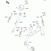 Схема вузла: Stand(s) для Kawasaki ZX1100 ZZ-R1100