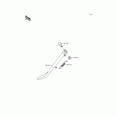 Схема вузла: Stand(s) для Kawasaki VN1500 Vulcan 1500 Nomad Fi