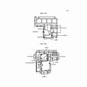 Схема вузла: Болти картера двигуна для Kawasaki ZX900 GPZ900R