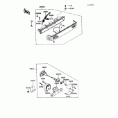 Схема вузла: Tail lamp(zg1200-b2/b3/b4/b5) для Kawasaki ZG1200 Voyager XII