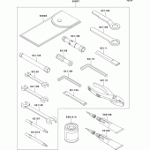 Схема вузла: Owner`s tools для Kawasaki VN800 Vulcan 800 Drifter