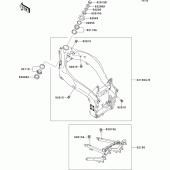 Схема вузла: Рама для Kawasaki ZX750 ZXR750R