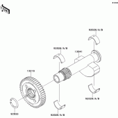 Схема вузла: Balancer для Kawasaki EJ650 W650