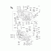 Схема вузла: Картер двигуна для Kawasaki KX250/KX252 KX250