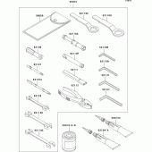 Схема вузла: Owner`s tools для Kawasaki ZX636 Ninja ZX-6R