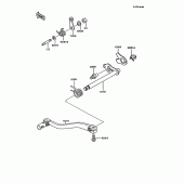 Схема вузла: Перемикач передач для Kawasaki KMX125