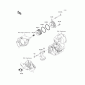 Схема узла: Oil filter для Kawasaki KX450 KX450F