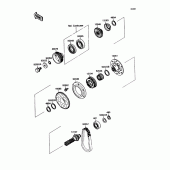 Схема узла: Generator shaft для Kawasaki ZX750 Ninja ZX-7