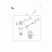 Схема вузла: Амортизатор задній для Kawasaki ZG1000 Concours