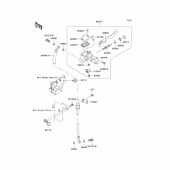 Схема вузла: Передній гальмівний циліндр для Kawasaki BJ250 250TR