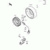 Схема вузла: Генератори для Kawasaki KL650 KLR650