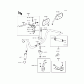 Схема вузла: Кермо (vn800-a3/a4/a5) для Kawasaki VN800 Vulcan 800