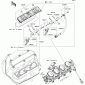Схема вузла: Top feed injecter для Kawasaki ZX636 Ninja ZX-6R