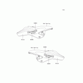 Схема вузла: Decals(black) для Kawasaki KLE650 Versys 650