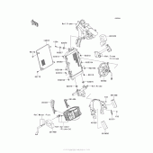 Схема узла: Радиатор (Acf) для Kawasaki VN1700 Vulcan 1700 Voyager