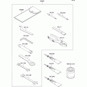 Схема вузла: Owner`s tools для Kawasaki ER500 ER-5