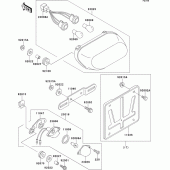 Схема вузла: Taillight(s) для Kawasaki ZX1100 ZZ-R1100
