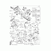 Схема вузла: Електроустаткування для Kawasaki VN1700 Vulcan 1700 Voyager