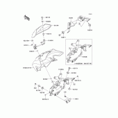 Схема вузла: Cowling(a1/a2) для Kawasaki ZR1000 Z1000