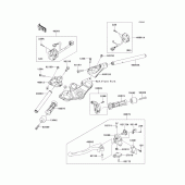 Схема узла: Руль & Пульт управления рулевой для Kawasaki ZX1000 Z1000SX