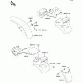 Схема вузла: Крило для Kawasaki ZR550 Zephyr