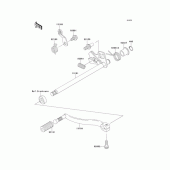 Схема вузла: Перемикач передач для Kawasaki BJ250 250TR