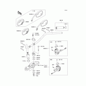 Схема узла: Руль & Пульт управления рулевой для Kawasaki VN1700 VN1700 Classic ABS