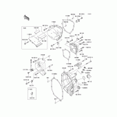 Схема вузла: Engine cover(s) для Kawasaki ZX636 Ninja ZX-6R