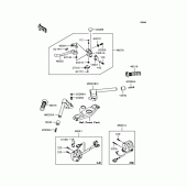 Схема узла: Руль для Kawasaki ZX400 ZZR400