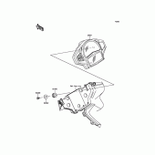 Схема вузла: Meter(s) для Kawasaki EX650 ER-6F ABS